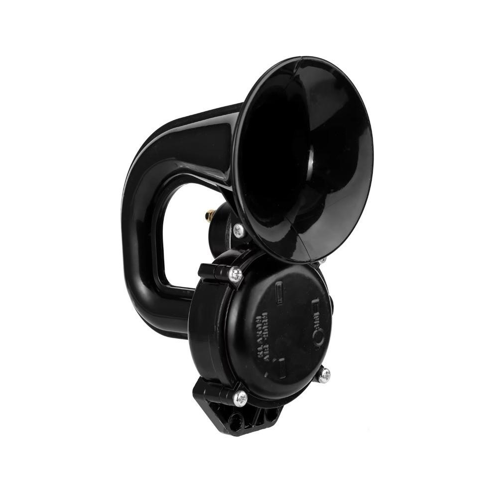 135dB Loud Air Horn Black Snail Horn Super Loud Car Horn for Trucks