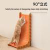 L-Shaped Felt Cat Scratcher & Lounge Bed