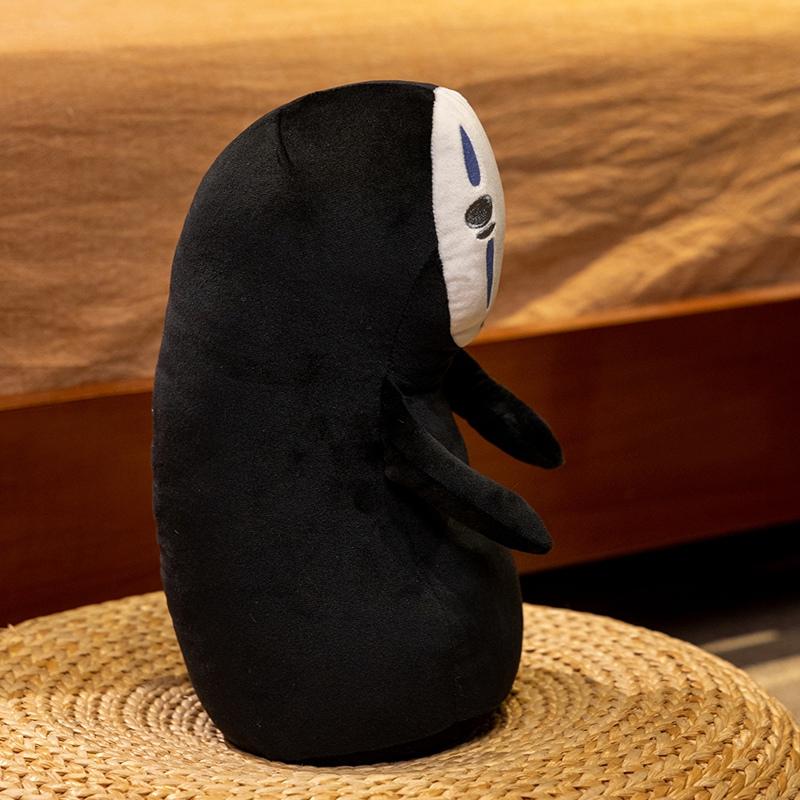 Japanese Anime Movie No Face Man Figure Doll Totoro Stuffed Plush Intresting Toy Plushies Throw Pillow Sofa Bed Room Decor Gift