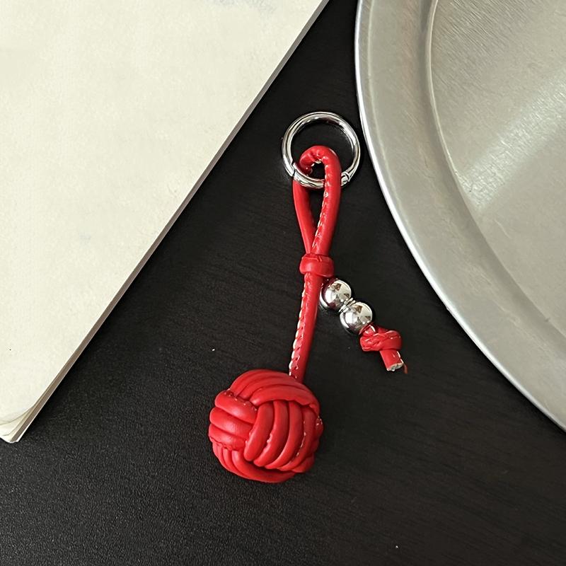 Woven Ball Mini Backpack Hanging Handbag Pendant Bag Pendant Bags Accessories