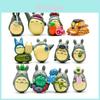 Mi Vecino Totoro Set de 12 Piezas Decoración de Jardín Figuras de Acción de Anime Para Niños y Coleccionistas