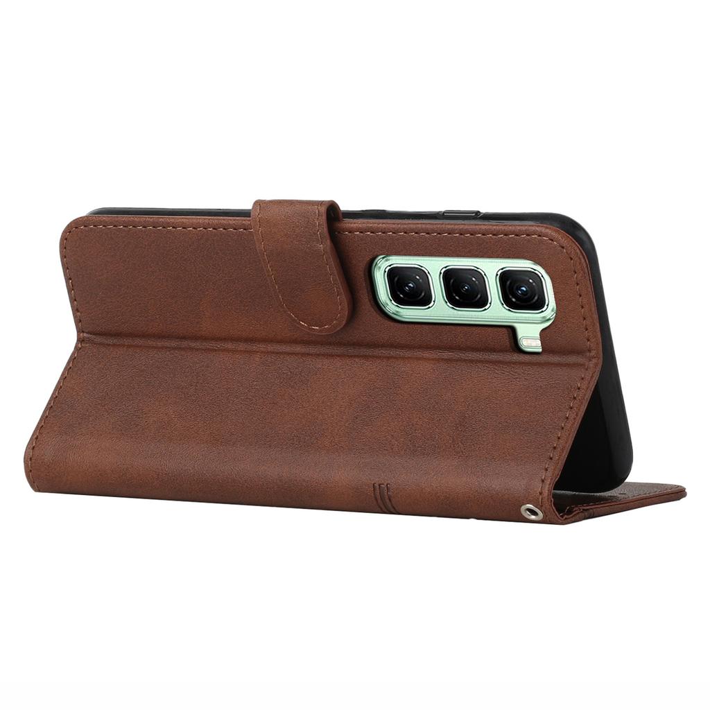 For Infinix Hot 50 Pro 4G Case Stand Flip Protective Leather Phone Cover