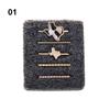 Decorative Ring for Apple Watch Band Charms for Samsung Galaxy Smart Watch Sport Silicone Strap Accessories with Bling Diamond