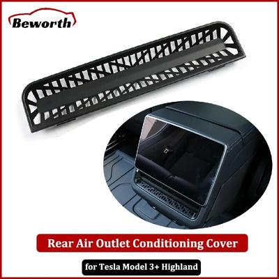 For Tesla Model 3+ Highland 2024 Rear Air Outlet Cover Conditioning Vent Protective Cover Anti Blocking New Model3 Accessories