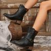 Short Boots 2025 Autumn/winter Women's Shoes Mid Length Boots New British Style Minimalist Casual Fashion Boots