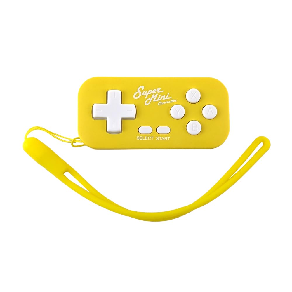 

Allone Super Mini Controller for x x Compatible with and Can be Used as a Device for Retro Button Switch, Yellow, 7.2 0.8 3.5 cm, Switch/Switch