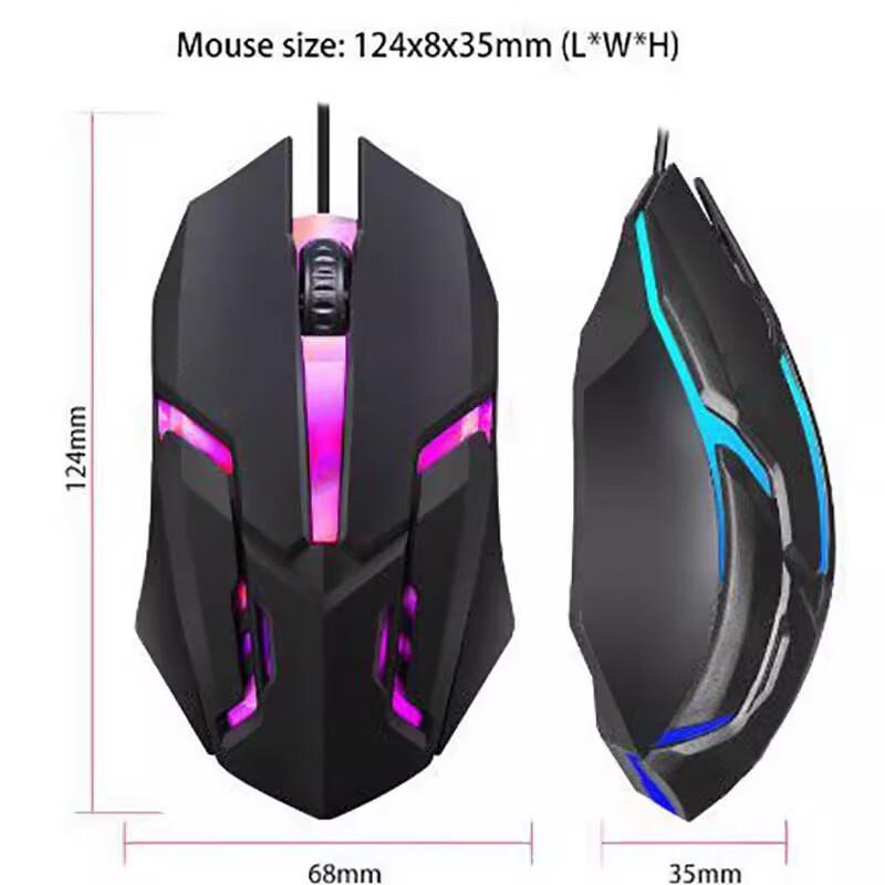 

Youshi 7-Button Left-Handed RGB Gaming Wired Mouse