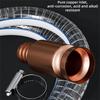 Jiggler Hose Heavy Duty Siphon Hose Copper Nipple Multi-Purpose Self-Priming Pump Metal Buckle Jiggler Pump Tractors