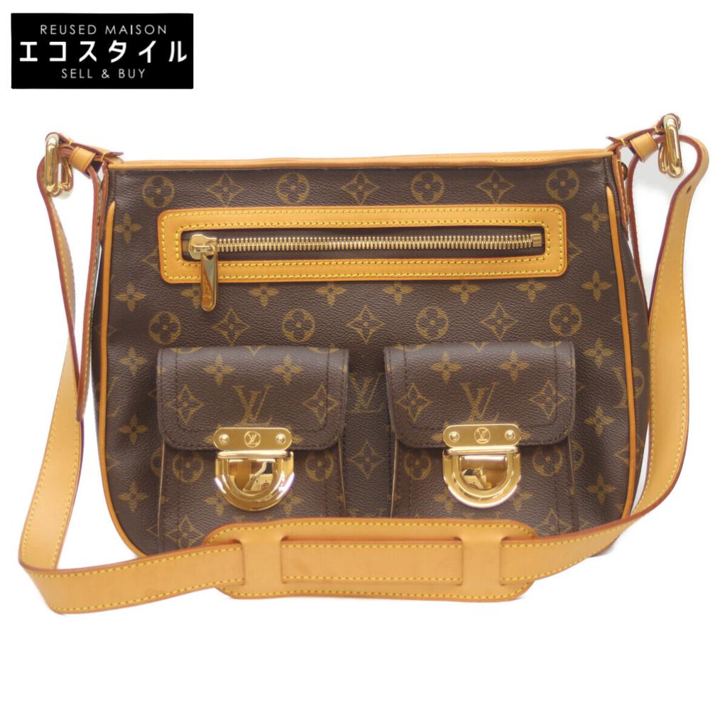 Louis Vuitton 06 M40045 Monogram Hudson GM Shoulder Bag Monogram canvasUsed