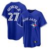 Embroidered Toronto Blue Jays 27 Guerrero Jr. Baseball Jersey Men Multiple Colors Sizes