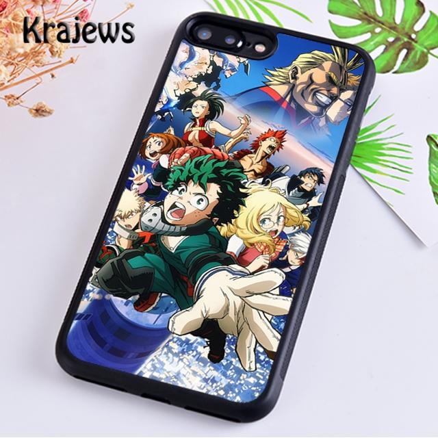 Krajews Boku no My Hero Academia Soft Phone Case Cover For iPhone 14 5 6s 7 8 plus X XR XS 11 12 13 pro max Samsung S21 S22ultra