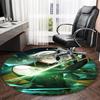 1pc Genshin Impact Alhaitham1 Print Round Carpet Chair Round Carpet Suitable for Bedroom Living Room Home Decorative Carpet