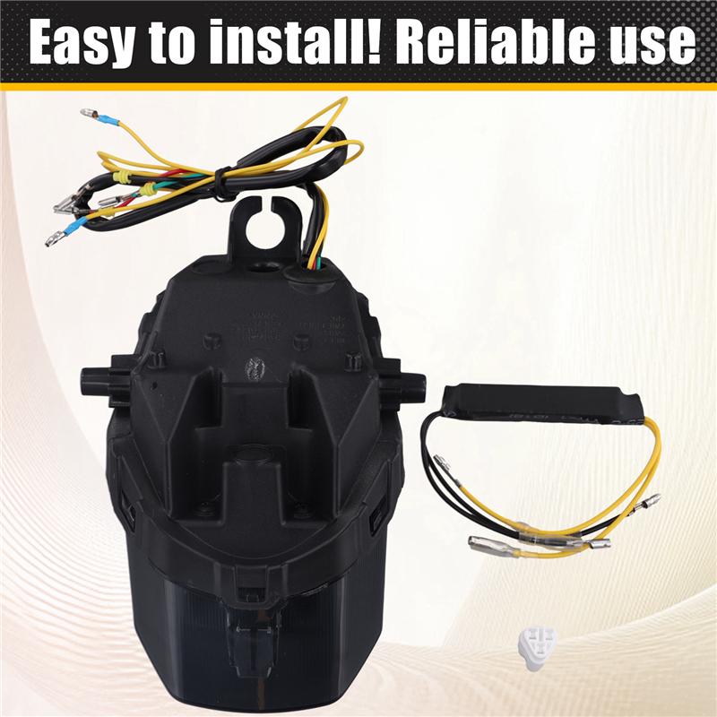 L10A Motorrad Rücklicht Integriertes Rücklicht mit Bremslicht und Blinker für Suzuki GSXR1000 GSXR1000R 2017-2024