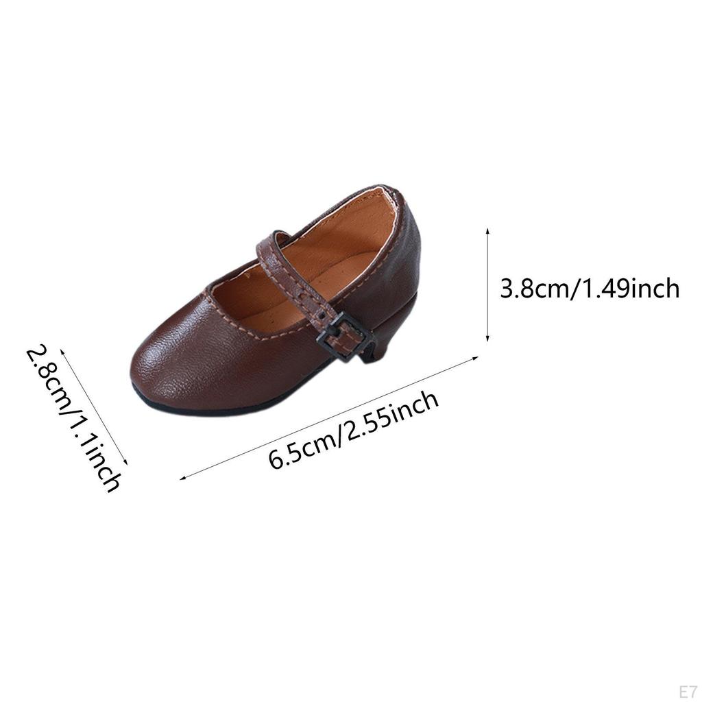 1/4 Female Figure Shoes for Action Doll, Dress Up, Creative, Mini High Heel