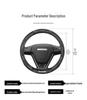Haval 3rd Gen Steering Wheel Cover: Fits H6, Coupe M6, H2, H5, H4, H7, H9, F5, F7X, Big Dog - All Seasons