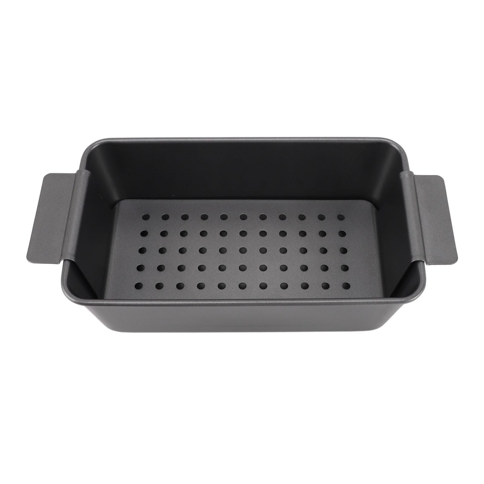 

Формы для мясного хлеба с поддоном для стекания, из углеродистой стали, отличная теплопроводность, антипригарные формы для выпечки кексов для духовки, выпечки хлеба L