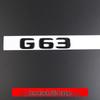 Compatible with Mercedes G63 Rear Emblem & V8 BITURBO AMG Side Sticker.