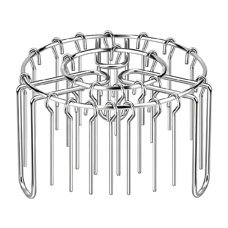 Easy to Clean Stainlesses Steel Air Fryers Skewers Rack Outdoor Grills Accessories for Meat Vegetables Chicken
