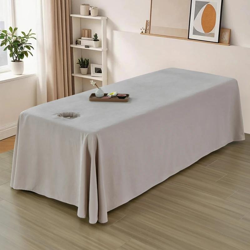 SPA Bed Full Cover White Skirt