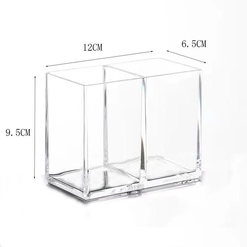 Cosmetic Storage Box Makeup Brush Holder Organizer Lipstick Eyebrow Pencil Bathroom Storage Display Stand Acrylic