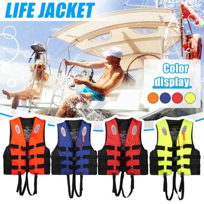 (Grande maison)Gilet d'aide pour adultes, gilet de sauvetage en tissu Oxford pour la flottabilité, la pêche et les sports nautiques