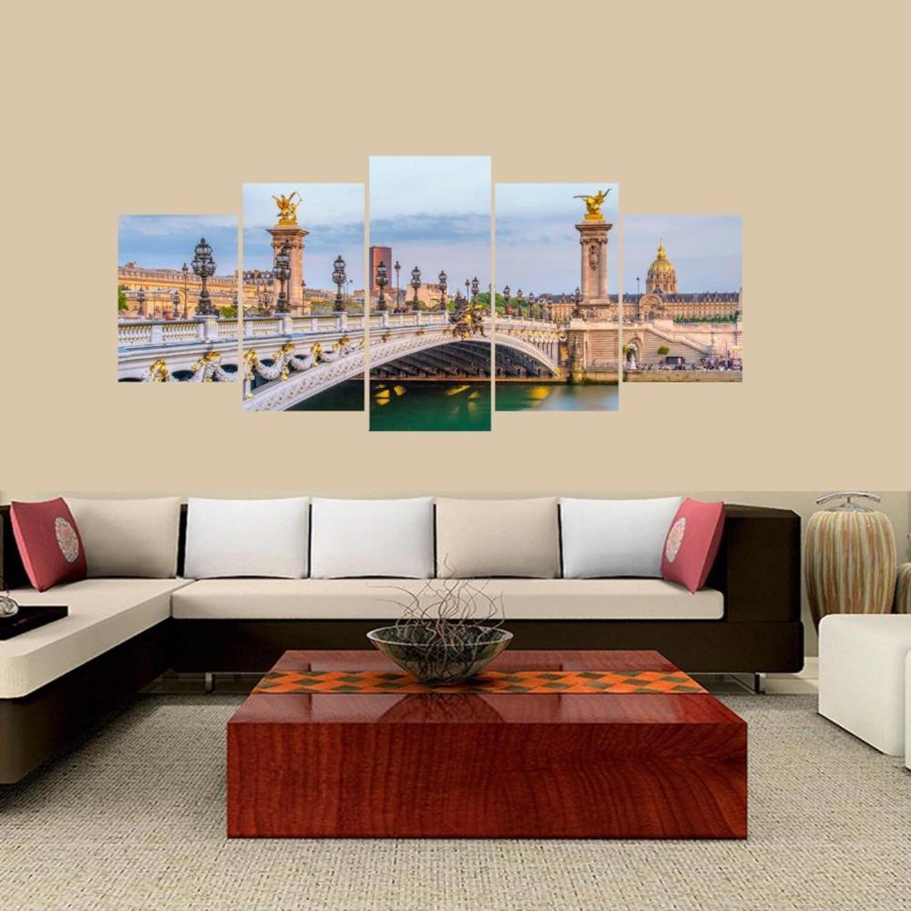 

5 Panel Canvas Painting Wall Art Decor For Interior Ready to Hang 20X35 20X45 20X55CM
