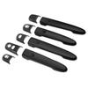 Marchfa Door Handle Covers with Toyota Subaru Daihatsu Thor M900A Chrome Door Set of 9 [Compatible Roomy/Tank, Justy, M910A], Covers, (Matte Black)