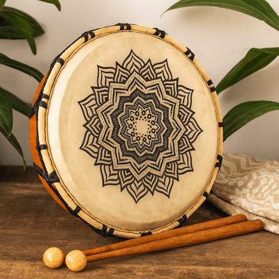 Shamanic Drum Mandala Goat Skin 20cm