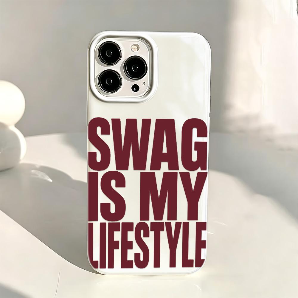 Hot Sale Soft Tpu Phone Case For Iphone 12 13 17 Plus 11 15 16 14 Pro Max Case 17Air Swag Is My Lifestyle Popular Trend Cover