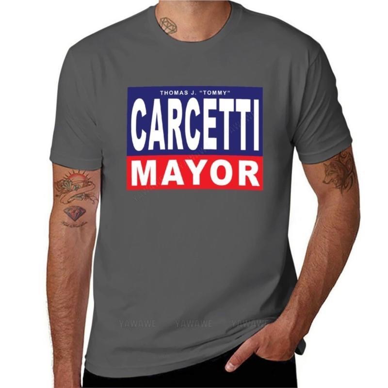 Marke T-Shirt Unisex Carcetti für Bürgermeister T-Shirt Übergroßes T-Shirt Anime Kleidung Trainingsshirts für Unisex Baumwoll-T-Shirt