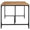 Dining Table 220 x 90 x 75 cm Rough Solid Mango Wood