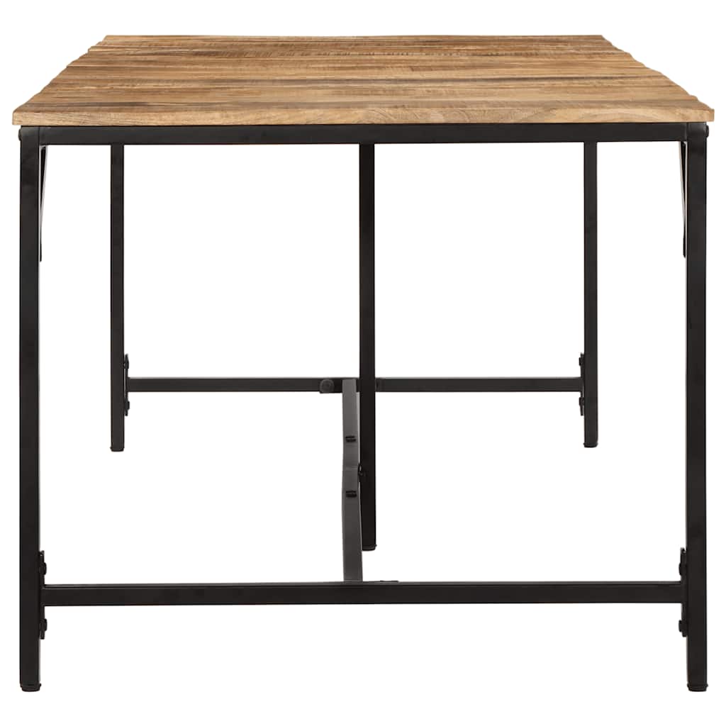 Dining Table 220 x 90 x 75 cm Rough Solid Mango Wood