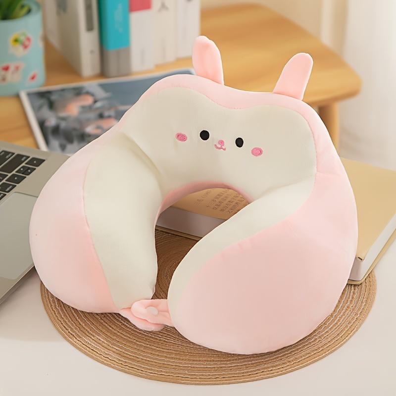 U-Shaped Pillow Cartoon Cute Adult Student Neck Support Nap Pillow U-Shaped Pillow Airplane Pillow U-Shaped Portable Neck Support Pillow