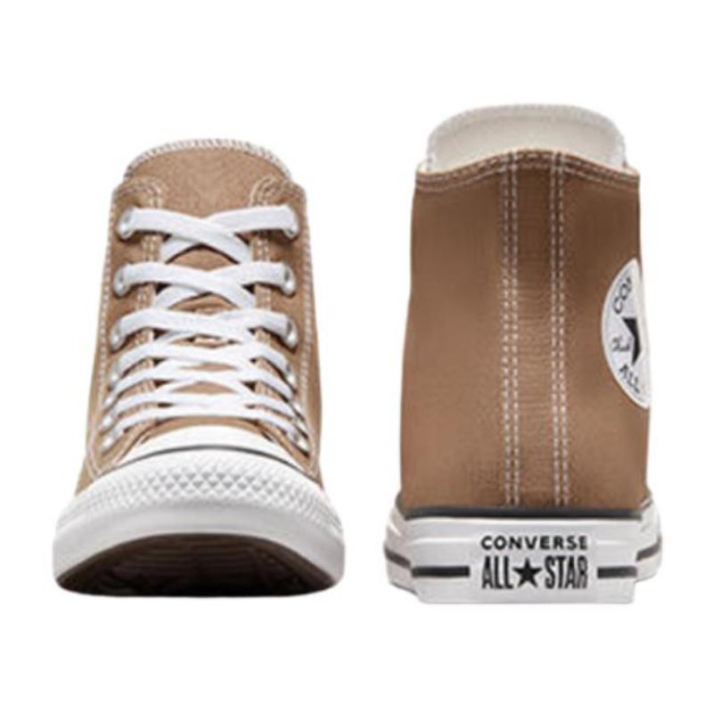 Converse Chuck Taylor All Star Everyday Versatile Breathable High Top Canvas Shoes Unisex Brown and White