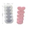 5 Löcher Kreative Liebesform Kerzenform Kreatives Backen Schokolade Koreanische Aromatherapie Mousse Kuchen Silikonformen Zubehör