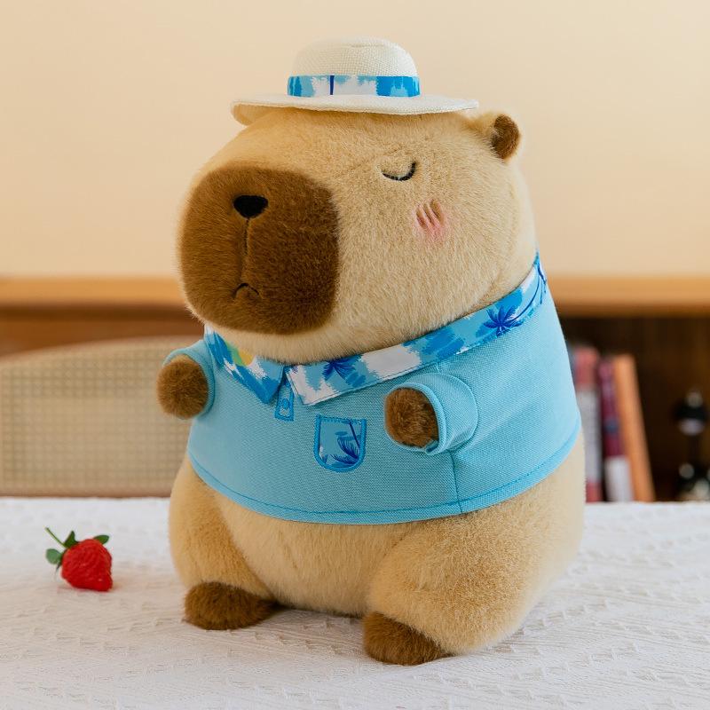 Summer New Cool Capybara Plush Toy Doll Kapibara Doll Children's Soothing Doll