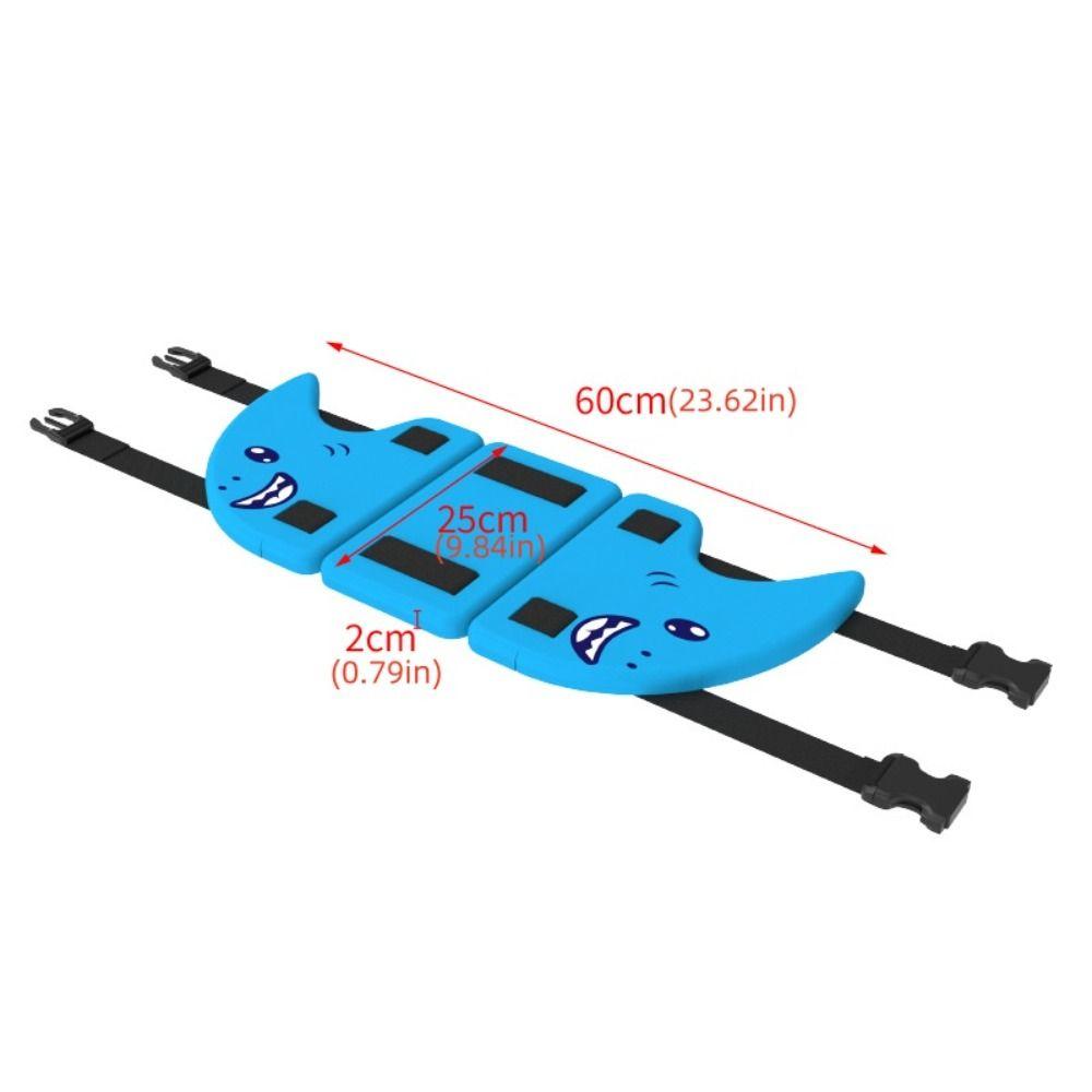 Adjustable Belt Swimm Floating Board Fin-Shaped Childrens Back Float Shark Fin Float Pools Lakes