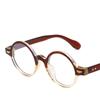 Retro Round Frame Fashion Glasses Anti Blue Light Computer Fashion Lightweight Eyeglasses Women Men