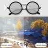 Adjustable Tint Sunglasses for Men Women UV Protection Round Polarized Sunglasses Retro Circle Eyeglass with Gradient Lenses