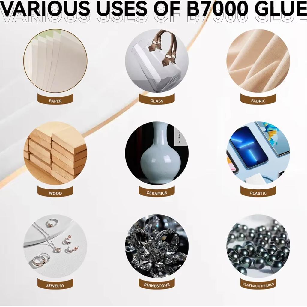 Liquid Adhesive B-7000 Super Glue Loolifl 1-10Pcs Safety Materials Epoxy Resin Repair Cell Phone Touch Screen Jewelry Craft