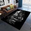 Horror Series Skulls Before Christmas Pattern Area Rug Bedroom Sponge Bedside Mat Entrance Door Carpet Washable