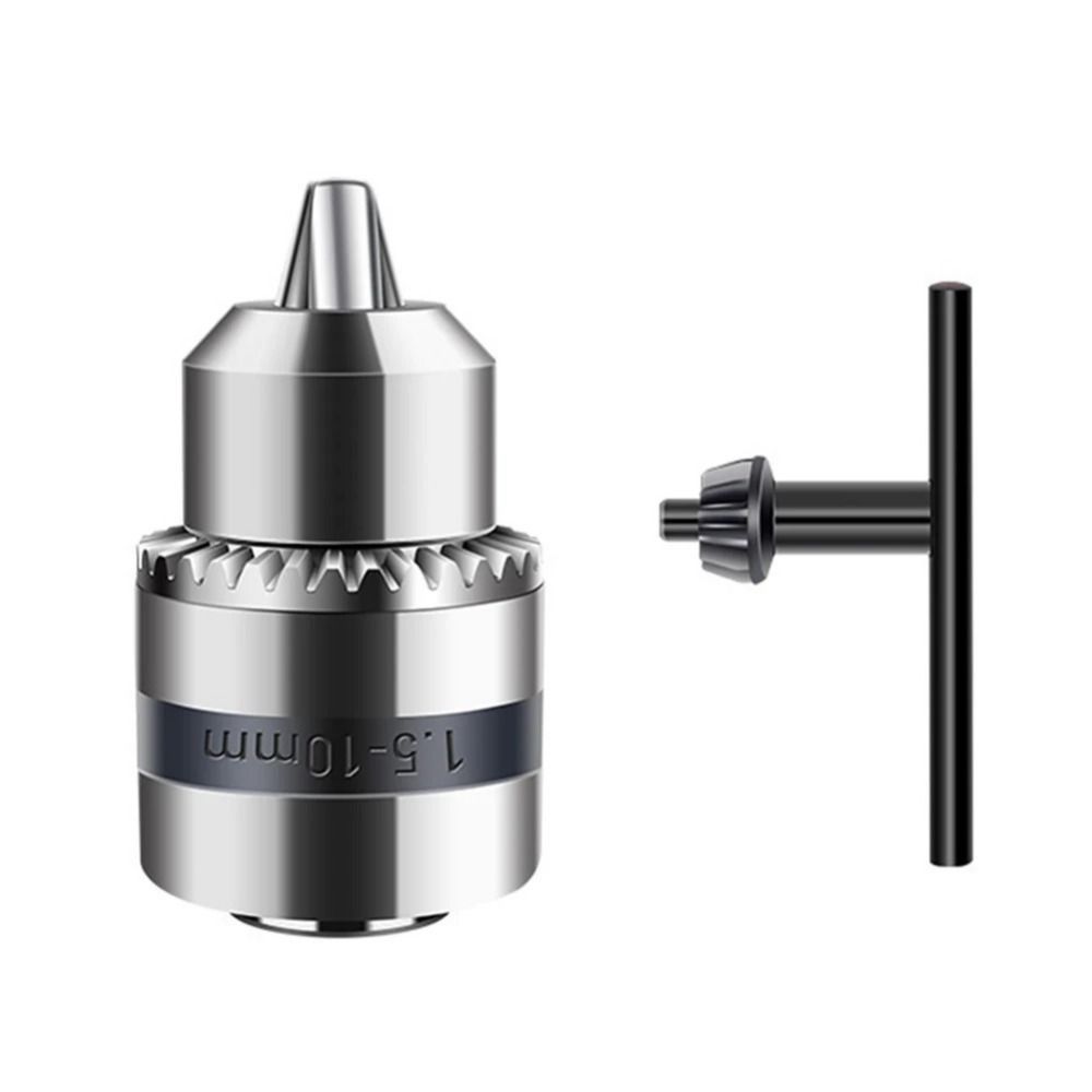 Thread Collet with Key Electric Drill Chuck 1.5-10mm Drill Convert Adapter  Woodworking Tool