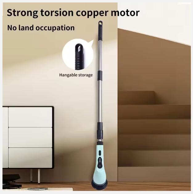 2025 9-in-1 Electric Cleaning Brush Electric Spin Cleaning Scrubber Electric Cleaning Tools Parlour Kitchen Bathroom Cleaning Gadgets