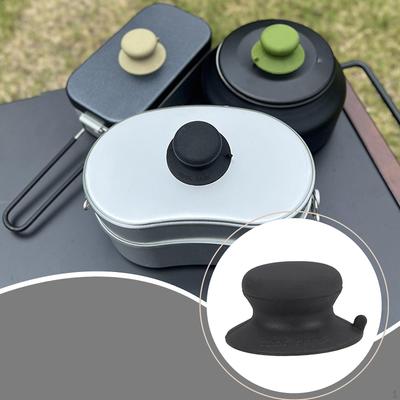 Compact And Portable Silicone Pot Lid Handle, Heat-resistant Cookware Accessory, Anti-scalding,