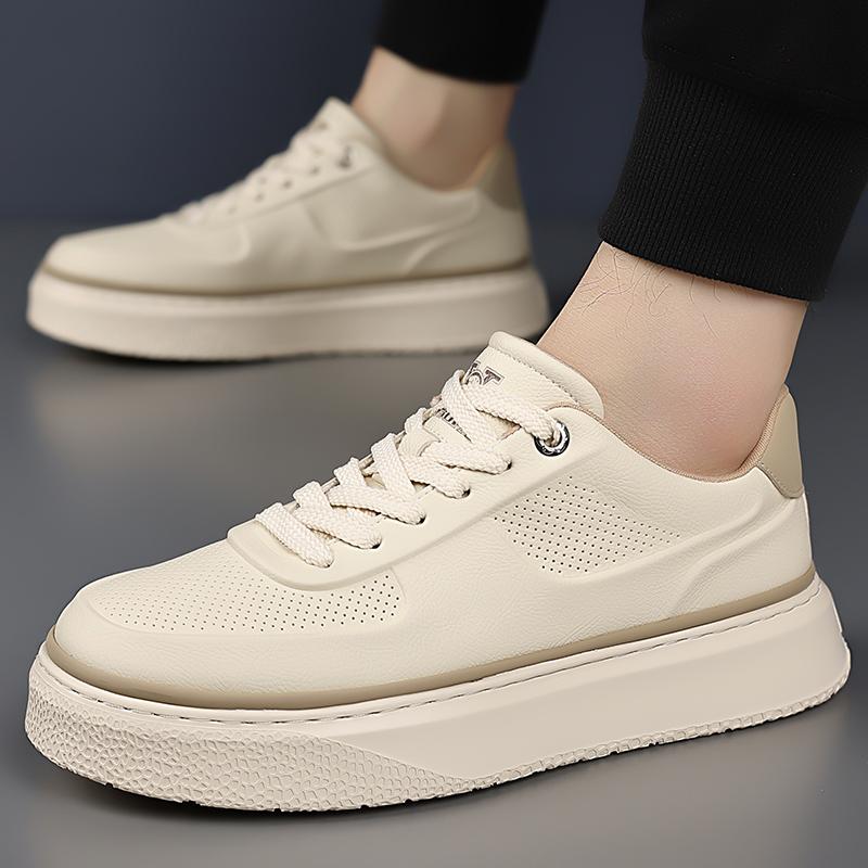 Men Shoe Leather Casual Shoes Men All-match Mens Sneakers Handmade Men's Vulcanize Shoes Luxury Brand Skate Footwear Men
