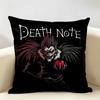 Anime DDeath NNote Cushion Cover Natural Linen Organic Fabric DoubleSided Printing Room Sofa Decor Pillow Case