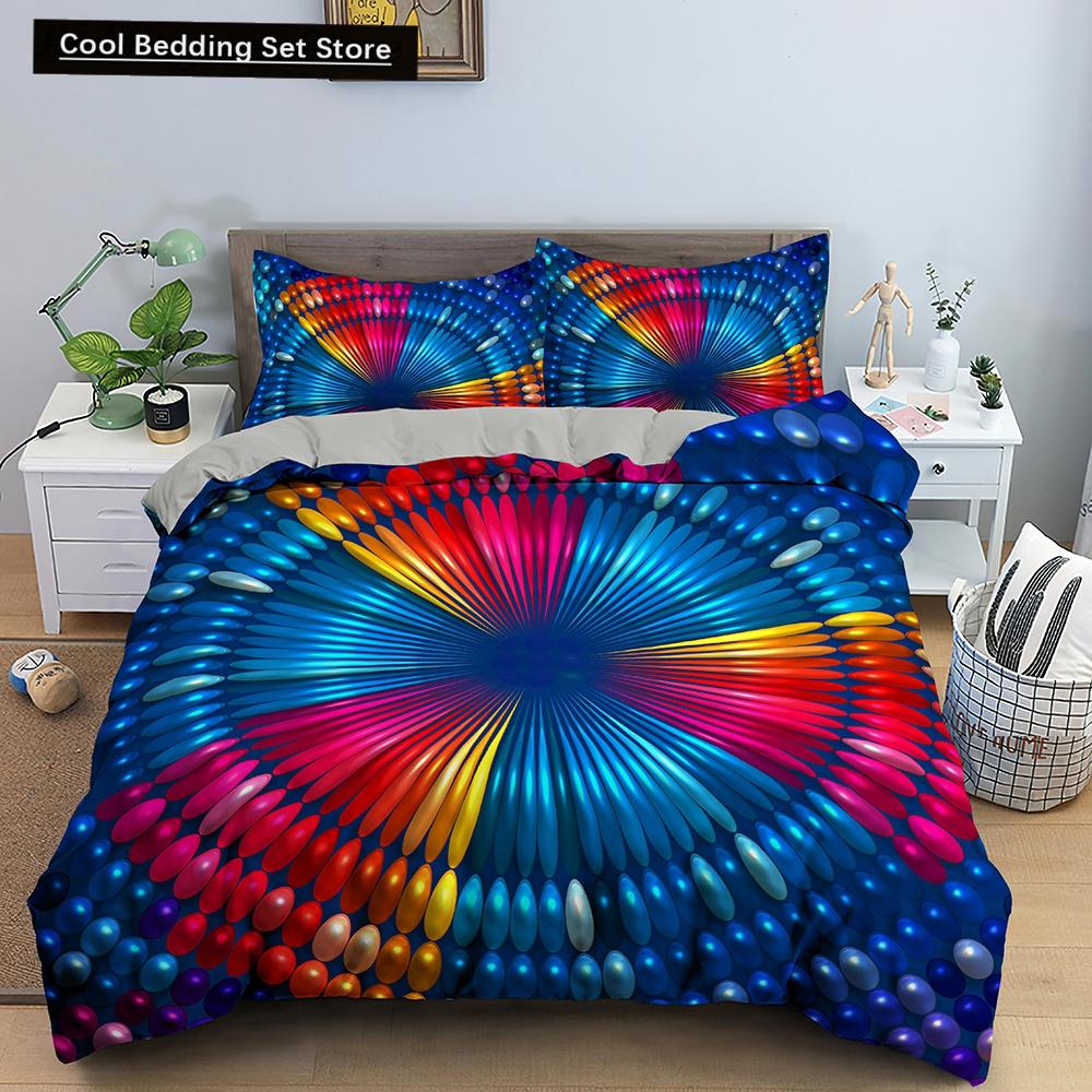 3D Galaxy Duvet Cover King Double Twin Queen Full 2/3pcs Bedding Set Universe Outer Space Themed Starry Polyester Quilt Cover