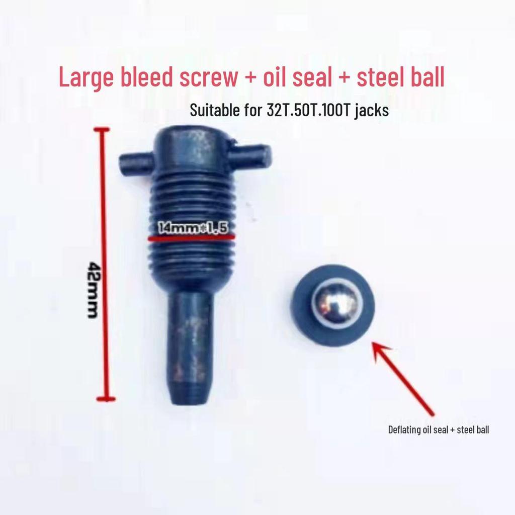 Kit de Reparo Universal para Macaco Hidráulico de Carro com Êmbolo da Bomba de Óleo, Cilindro da Bomba de Ar e Acessórios de Vedação à Prova de Poeira