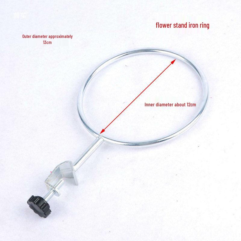 Ensemble de trépied en fer: Anneaux Grands et Petits avec Entonnoir et Accessoires à Base Carrée