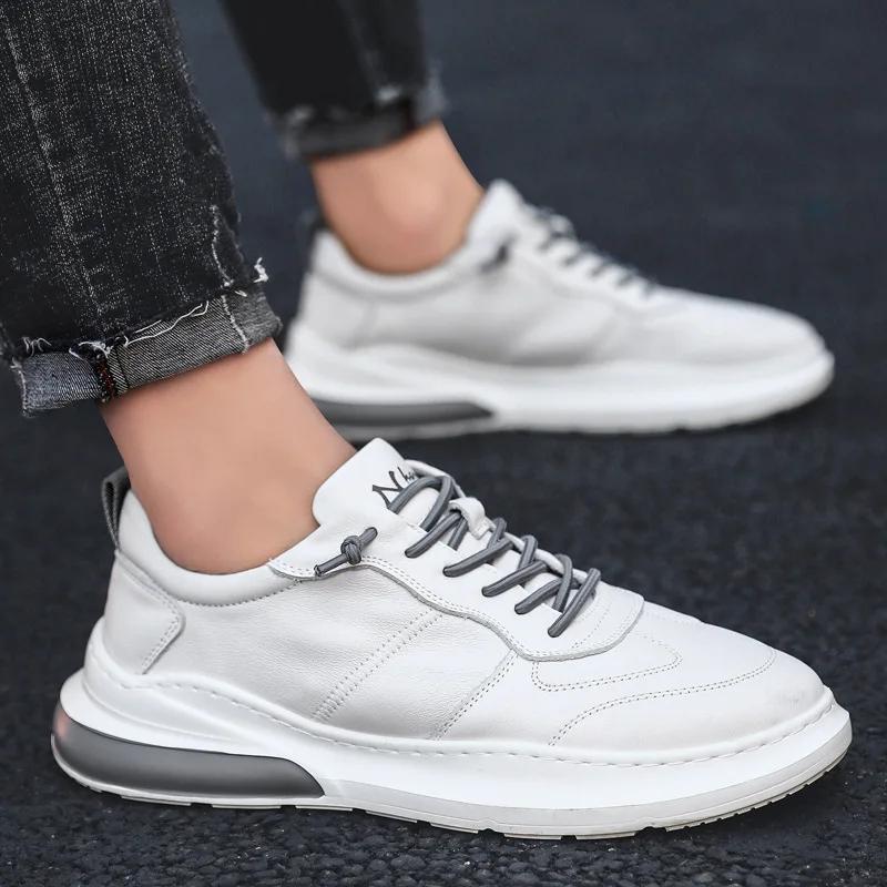 Lederschuhe Herren Weiße Sneaker Designerschuhe Sportschuhe Für Herren